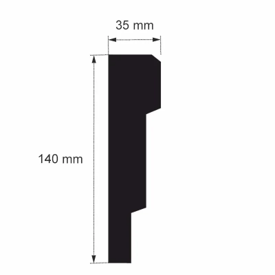 50-er Fassadenleisten L-1